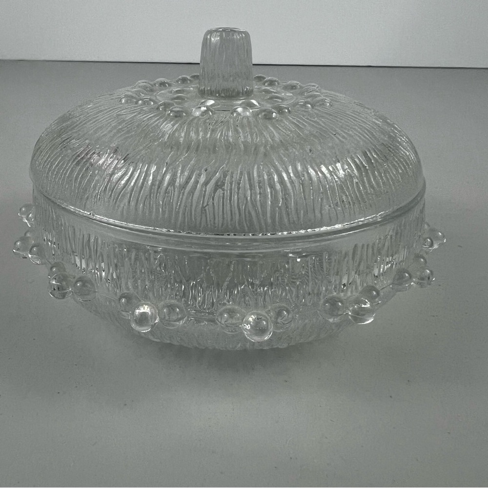 Vintage Bubble Lace Trinket/Sugar Bowl